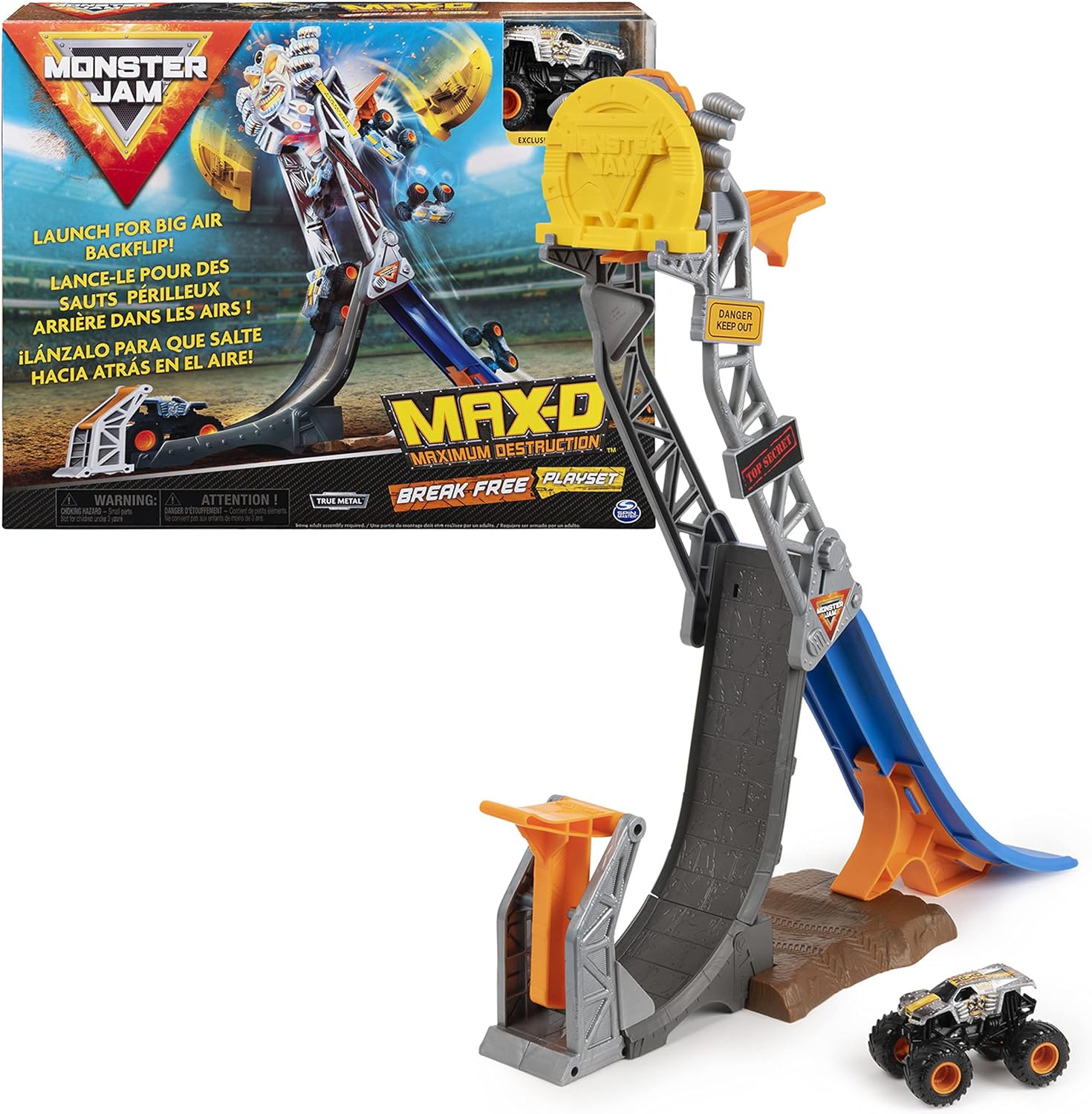 Max-D Break Free Playset with Exclusive Monster Truck