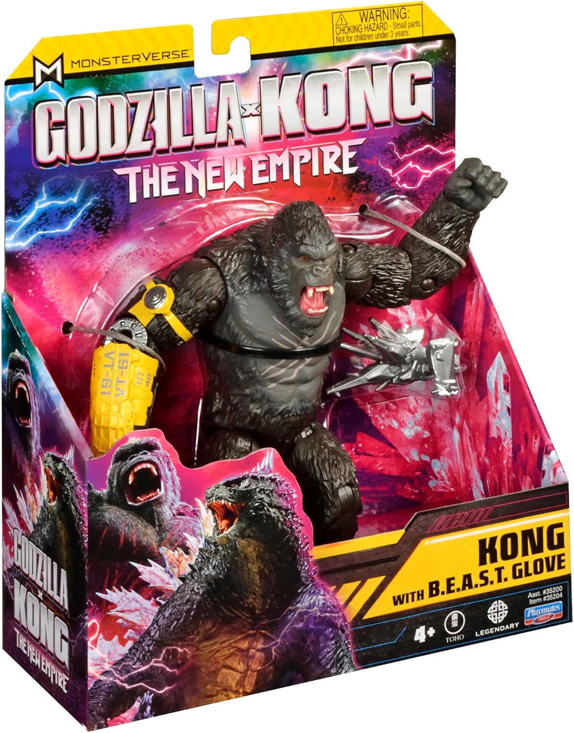 Godzilla x Kong The New Empire 6" Kong w/ B.E.A.S.T. Glove (HEAV) – Playmates Toys